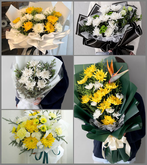 广东汕头市潮南区两英镇鹤联村白事花束代送